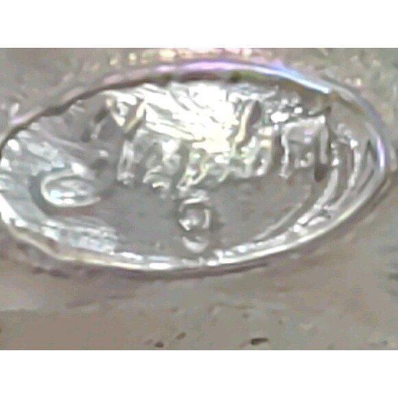 Fenton Art Glass Crystal Bear Figurine with Handpainted Floral Decoration Mint! - Picture 6 of 6